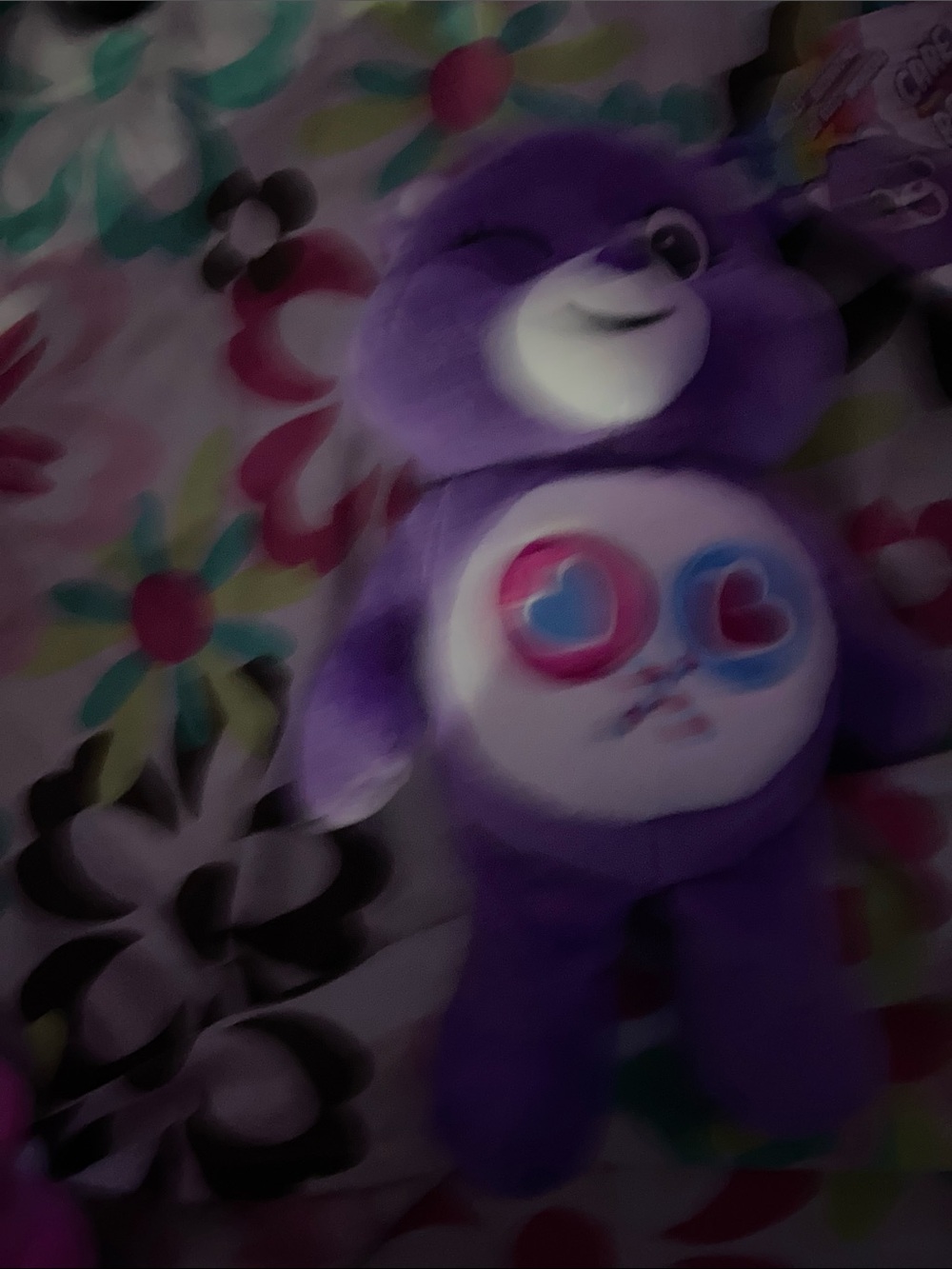 Kids Purple Heart-Eyes Pajama Plush - Cozy Sleepwear